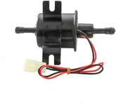 HEP-02A HEP02A Universal Low Pressure Gas Diesel Inline Metal Solid Petrol - 12V Electric Fuel Pump - for Motorcycle Carburetor ATV